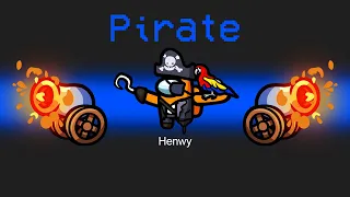 AMONG US with NEW PIRATE ROLE!