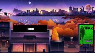 Roku Fall/Halloween city stroll screensaver- 1 hour