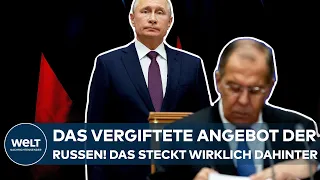 PUTINS KRIEG: Verhandlungen? Das vergiftete Angebot der Russen - und was wirklich dahinter steckt