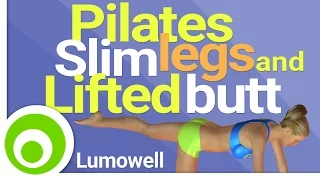 Pilates Slim Legs and Lifted Butt Workout - Lift your Glutes and Tone Your Thighs at Home