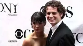 Jonathan Groff and Lea Michele Tony awards 2010 red carpet