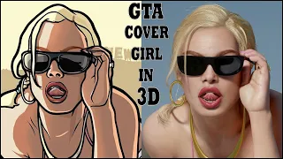 3D Model of GTA San Andreas Cover Girl (Real Time) - Next Gen Graphics