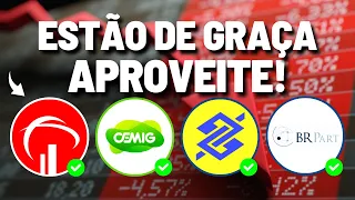 Ações BOAS e BARATAS: HORA de COMPRAR? BBDC3 CMIG4 BBAS3 BRBI11