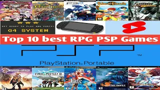 Top 10 best RPG PSP games #Shorts