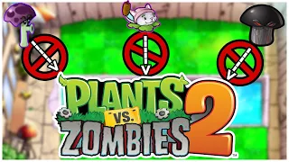 Only Plants That Weren't Added To Pvz2 Can be Used | Plants VS Zombies Challenge