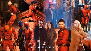 New Daredevil Born Again Set Videos & Images | Daredevil Vs Bullseye, New Suit , Kiss Scene+ More