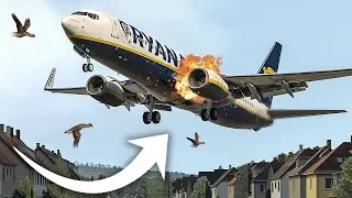 Terrifying Moments as Both Engines Failed on Approach to Rome | Ryanair Flight 4102