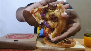 Pizza Hut.. Devilled Chicken Pizza..Asmr.. So good...