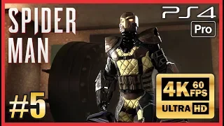 SPIDER-MAN PS4 PRO - Walkthrough Part 5 Ultra HD 4K 60fps Gameplay - "Financial Shock" No Commentary