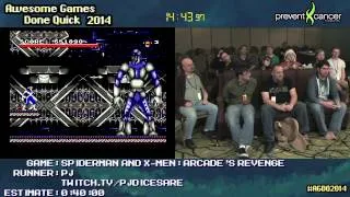Spiderman & X-Men: Arcade's Revenge :: Live SPEED RUN (0:31:06) [SNES] by PJ #AGDQ 2014