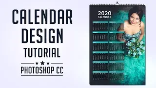 How To Create a Professional Calendar in Photoshop | PE11| Calendar 2021