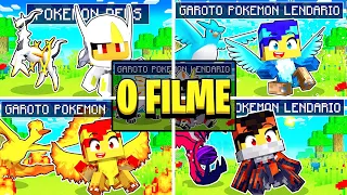 JOGANDO COMO GAROTO POKEMON LENDARIO - O FILME MINECRAFT