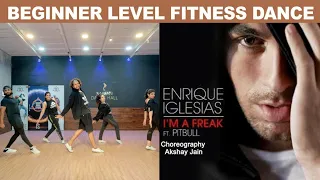 Freak | Enrique Iglesias Ft. Pitbull | Beginner Level Fitness Dance | Akshay Jain Choreography | DGM