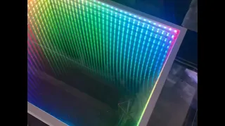 How to build your own LED Infinity Mirror Coffee Table Tutorial DYI by Nicky Alice