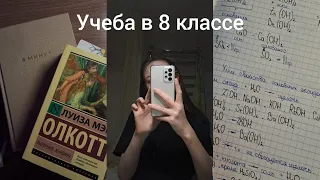 УЧЕБА В 8 КЛАССЕ/ study with me, мой продуктивный день/ really день