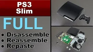 HOW TO CLEAN AND  REPASTE YOUR PS3 SLIM ( playstation 3 slim console )