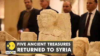 Five Roman artefacts from ancient city of Palmyra returned to Damascus | Lebanese Museum