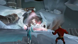 The Incredibles: Rise of the Underminer. Lv.4 "Snow Plot", Russian version, longplay.