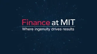 Finance at MIT