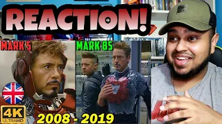 All IRON MAN Suit Up Transformation Scenes ( Iron Man 2008 - Endgame 2019) Reaction & Commentary