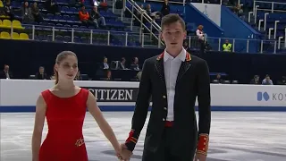 Anastasia Mishina/Aleksandr Galliamov (RUS) SP - JWC 2019