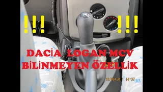 DACİA LOGAN MCV NİN AZ BİLİNEN FAYDALI BİR ÖZELLİĞİ, ELEKTRİKLİ KALORİFER REZİSTANSI, KIŞIN ŞART