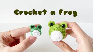 Tiny Frog Crochet Amigurumi Tutorial | Step by Step | FREE PATTERN