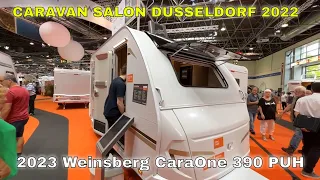 2023 Weinsberg CaraOne 390 PUH Interior and Exterior Dusseldorf Caravan Salon 2022