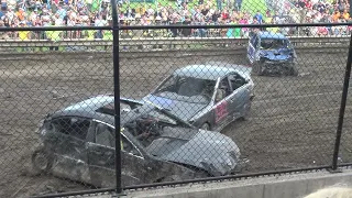 2022 Lewis County Fair Evening Demo Derby Heat 3 (Bonestock Compacts)