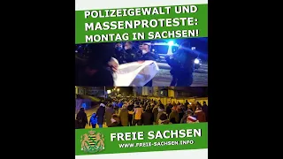 Polizeiübergriffe können Montagsprotest in Sachsen nicht einschüchtern!