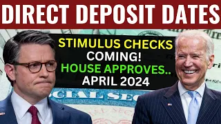 ITS COMING!! Up To $2,000 Stimulus Checks in April 2024! Direct Deposit Dates For SS, SSI, SSDI, VA