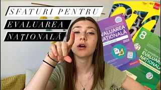 SFATURI PENTRU EVALUAREA NAȚIONALĂ || cum să te pregătești pentru examen