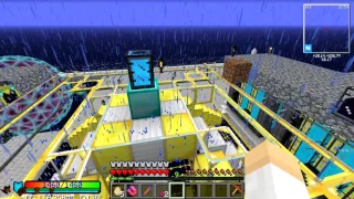 Minecraft SkyTech выживание в соло - 12 Строю драконик реактор