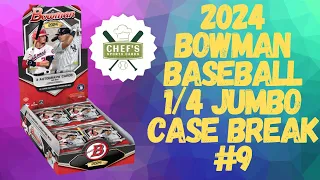 2024 BOWMAN BASEBALL 1/4 JUMBO CASE BREAK #9 - LIVE 5/17/2024