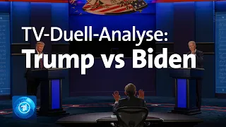 US-Wahlkampf: Der Politikwissenschaftler Josef Braml ordnet das TV-Duell Trump vs Biden ein