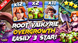 TH16 OVERGROWTH Spell Attack With (ROOT RIDER + VALKYRIE) Clash of Clans | Easy TH16 Attack Strategy