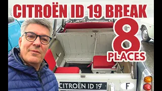 CITROEN ID 19 BREAK 8 PLACES !!!! - Une voiture française aux capacités insoupçonnables