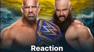 Wrestlemania 36 reaction: Braun Strowman vs Goldberg Universal Championship Match