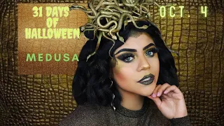 31 DAYS OF HALLOWEEN 2020| Medusa Inspired Makeup Tutorial