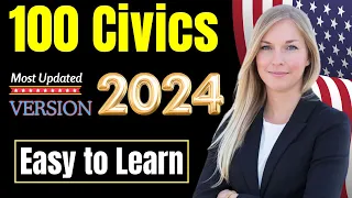 2024 (EASY Answer) USCIS Official 100 Civics Questions & Answers for US Citizenship Interview 2023