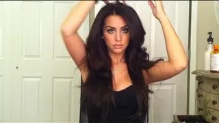 Big Voluminous Hair Tutorial by Carli Bybel