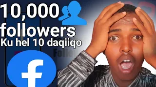 Sida loo badsado Facebook followers hab fudud