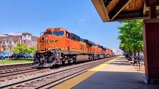 EPIC DAY OF RAILFANNING THE BNSF RACETRACK AT DOWNERS GROVE!