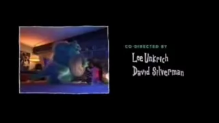 Monsters, Inc. Widescreen Bloopers End Credit UK 1