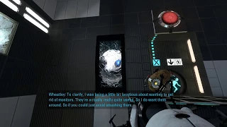 Portal 2 - breaking all Wheatley's monitors