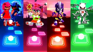 Sonic Amy Exe Vs Baby Amy Exe Vs Narzo Vs Metal Sonic Exe Tiles Hop EDM Rush