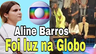 Climão! Aline Barros fecha a cara no programa Altas Horas e choca web - Noticias Gospel