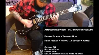 Amdusias Devices - Darren Miller trying out his new pickups