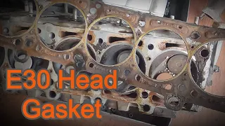 BMW e30 Head Gasket Replacement  HOW to : part 1 Removal