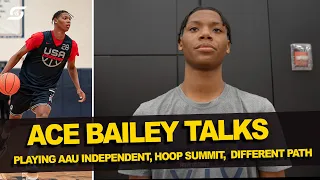 Ace Bailey Impresses several NBA teams at Hoop Summit scrimmage & talks about unique basketball path